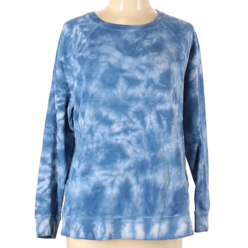 Blue Cloud Tie Dyed Sweatshirt NWT